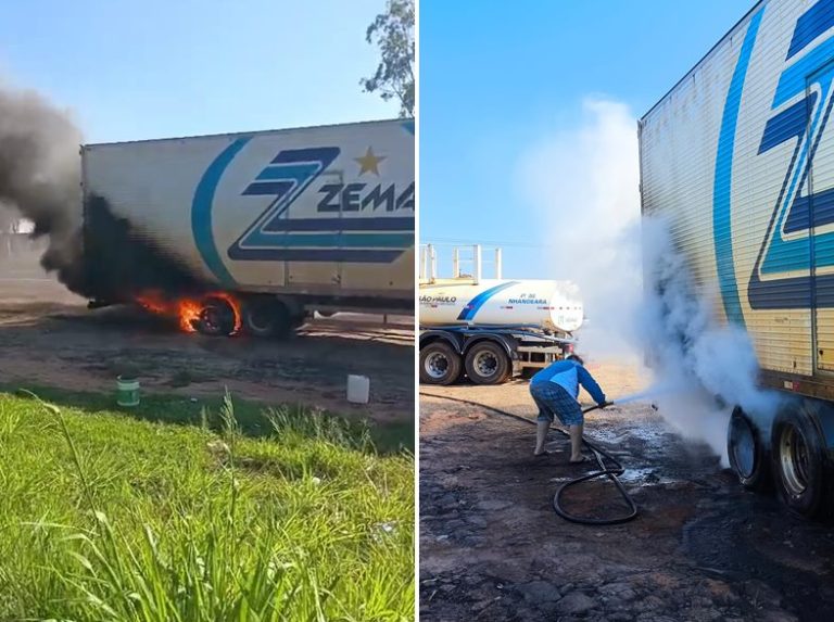 3caminhao pega foho handeara