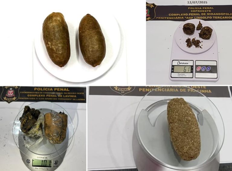 visitantes com drogas no corpo