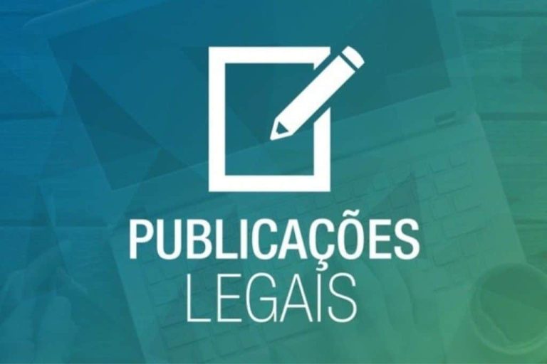PUBLICAÇÕES LEGAIS